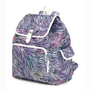 NWOT High Sierra Purple Feather Elly Backpack